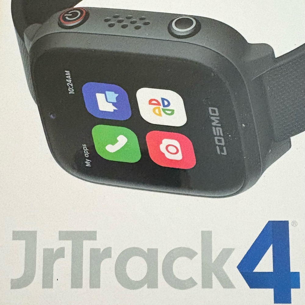 JrTrack 4 Smartwatch for Kids - Black